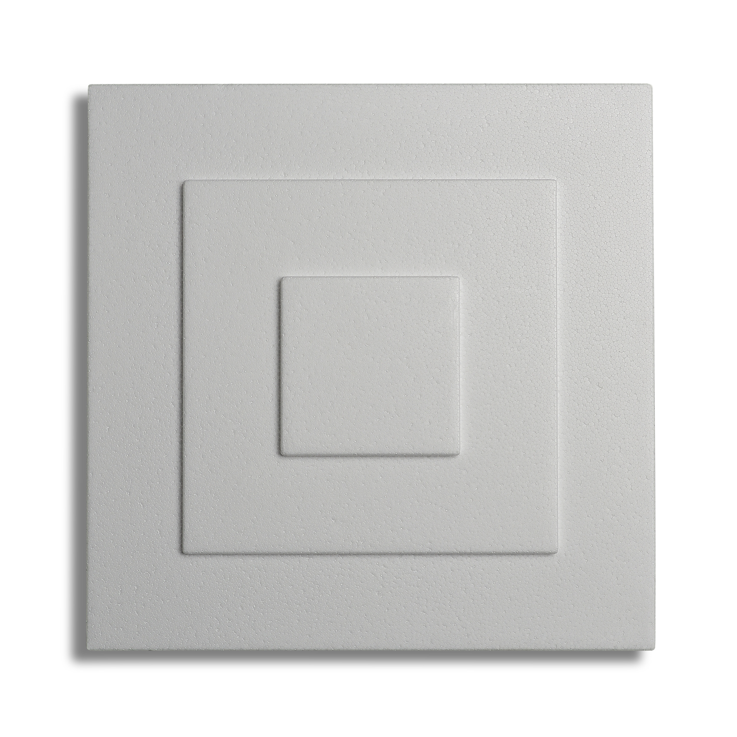 DECOSA Rosace Yvonne - 32 x 32 cm - polystyrène - blanc