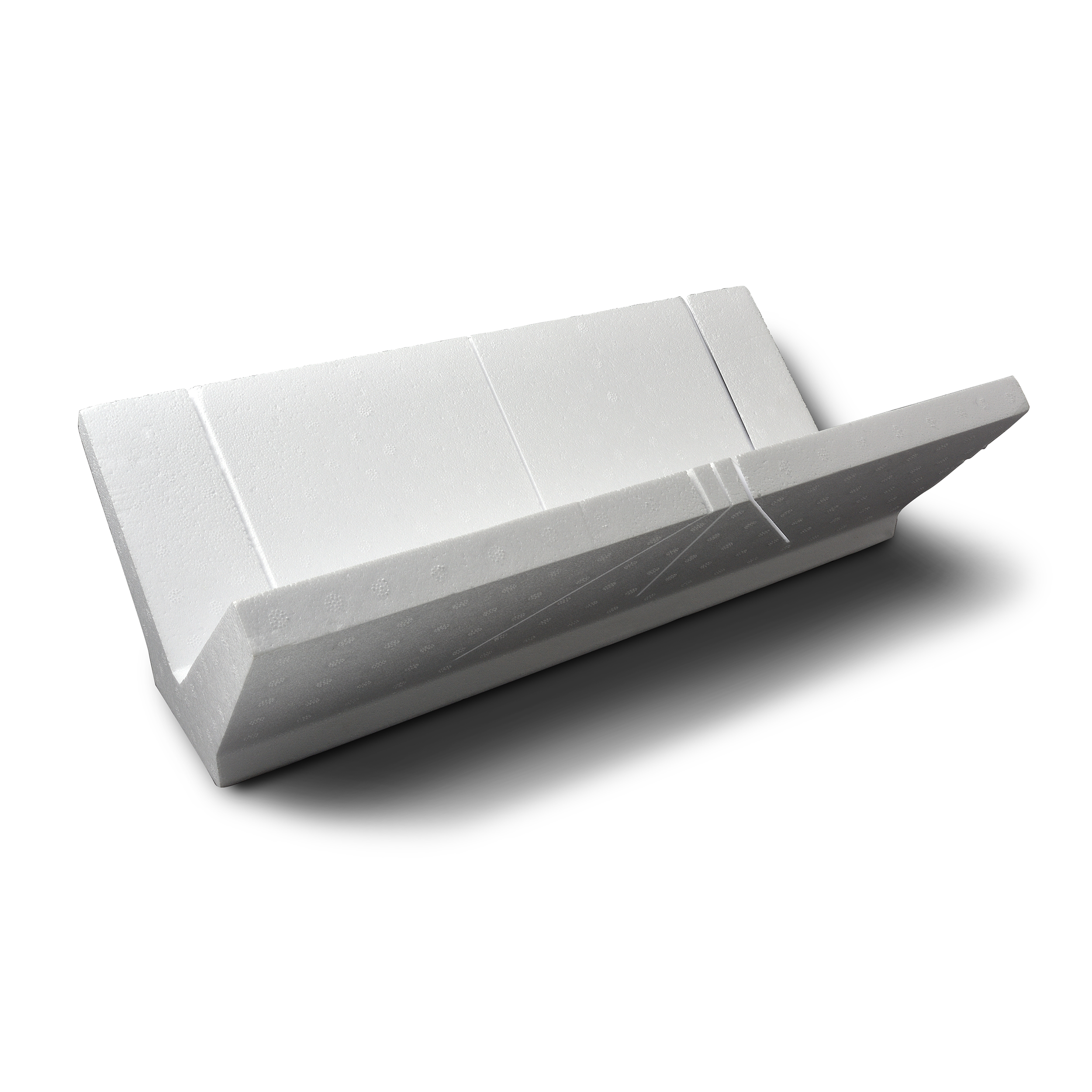 DECOSA Boîte à coupe pour moulures polystyrène - EPS - blanc - 41 x 22,4 x 12 cm - 1 pce