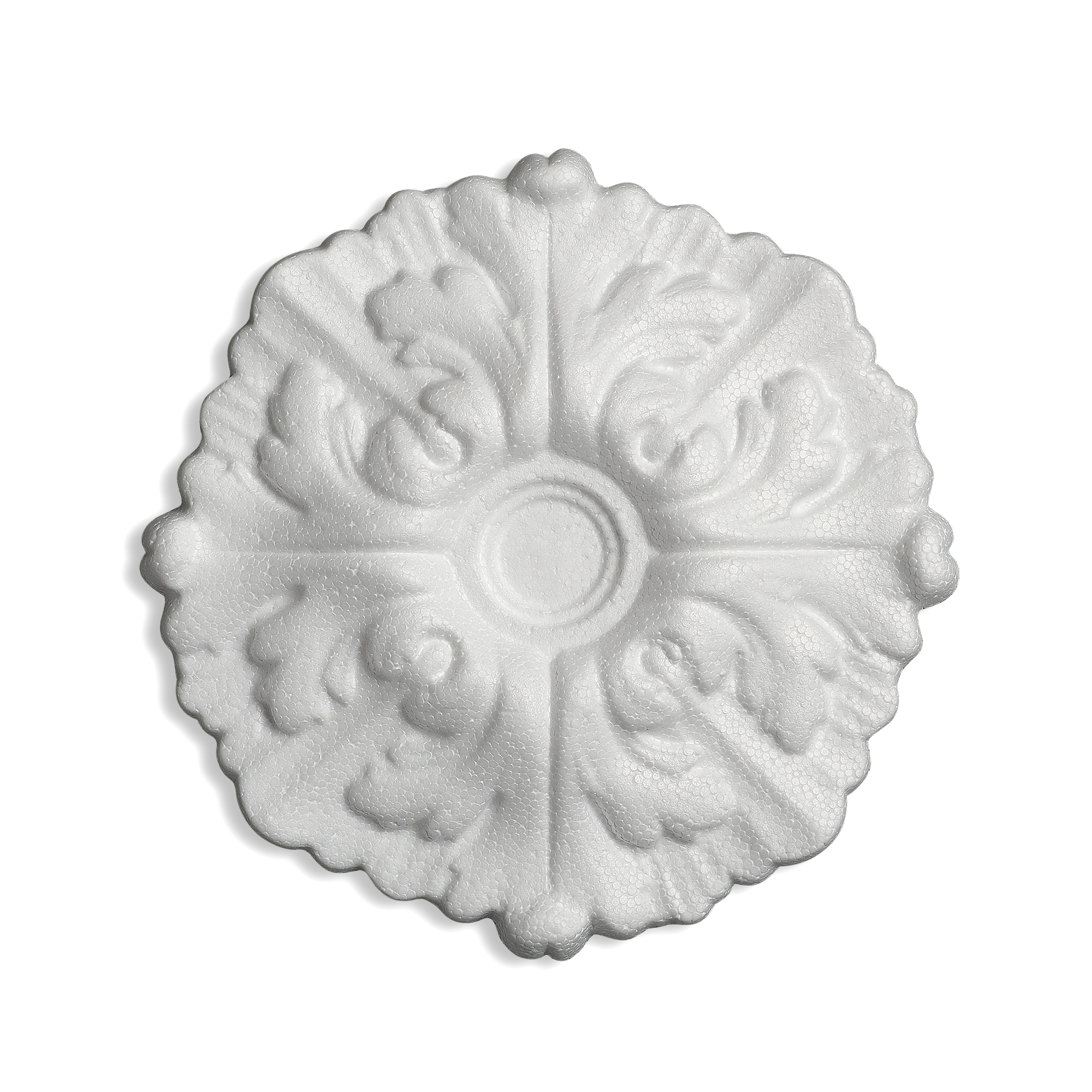 DECOSA Rosace Daphne Ø 22 cm - polystyrène - blanc