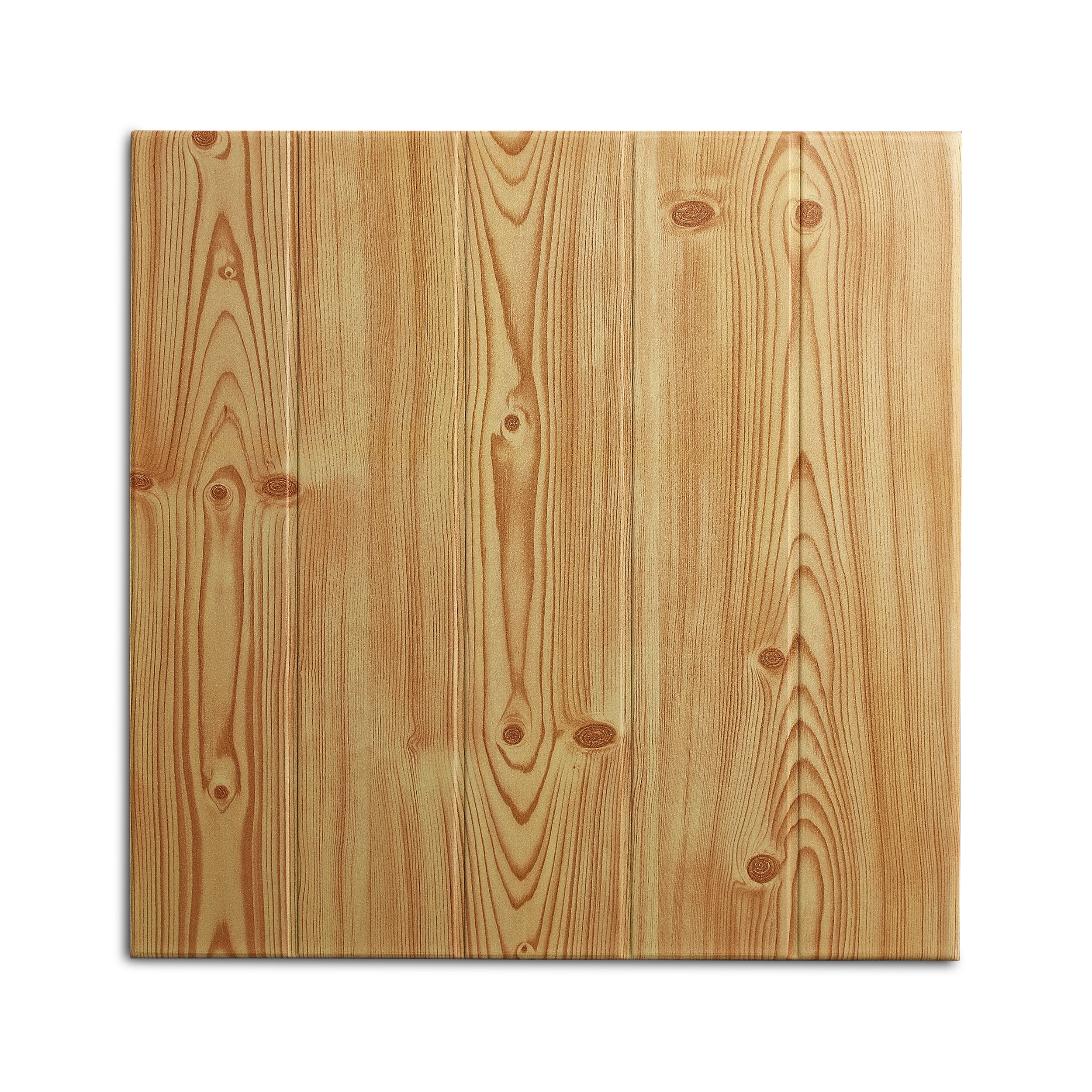 DECOSA Dalle de plafond ATHEN - polystyrène - effet bois-couleur pin - 50 x 50 cm