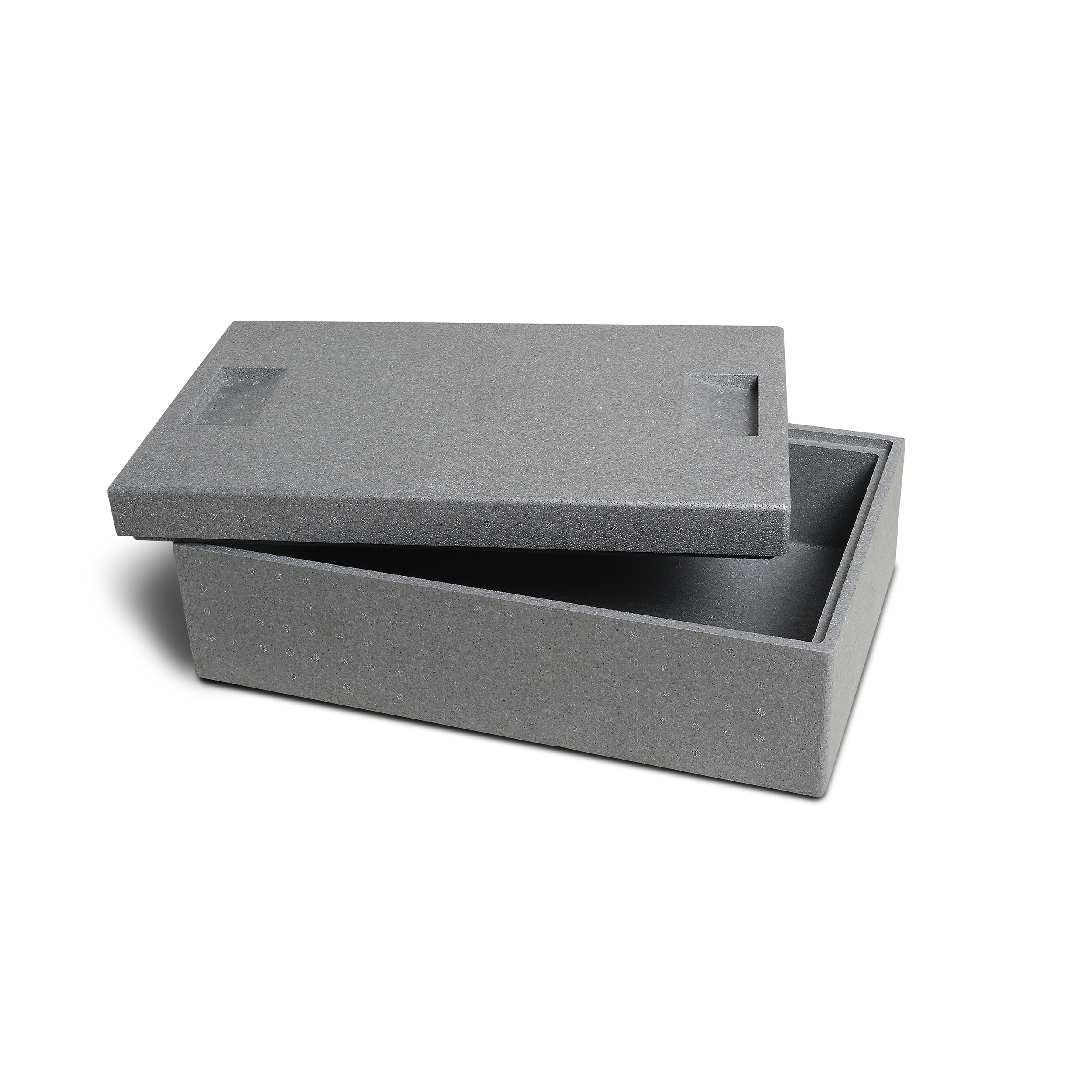 CLIMAPOR Caisse isotherme - polystyrène - gris - 54,5 x 35 x 18 cm (~ 16,5 Litres) - Epaisseur paroi : 2 cm